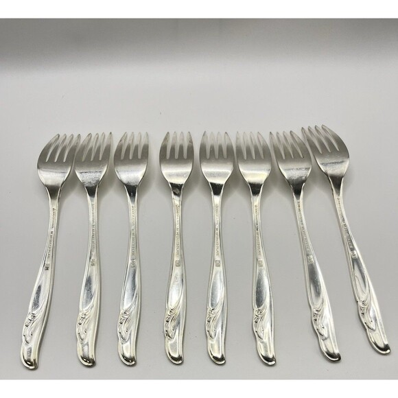 Rogers Bros Vintage SilverPlate Exquisite Int'l Silver Service for 8, 4 pc setti - Picture 12 of 16